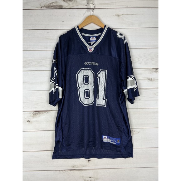 Dallas Cowboys Jersey Mens Large‎ Blue NFL Football Terrell Owens 81 Reebok - Picture 1 of 8